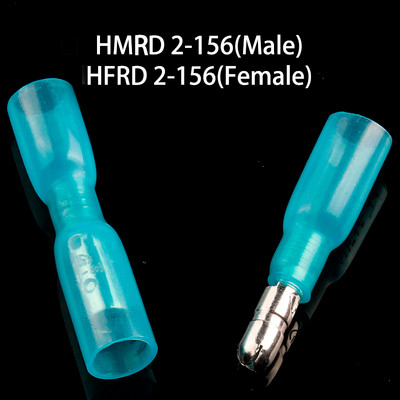 Sieviešu vīrišķā savienojuma stieples spailes lodes ūdensnecaurlaidīgs termiski saraušanās neilona vara kontaktligzdas, saspiežamas elektriskā kabeļa savienotājs