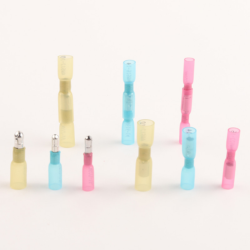 Sieviešu vīrišķā savienojuma stieples spailes lodes ūdensnecaurlaidīgs termiski saraušanās neilona vara kontaktligzdas, saspiežamas elektriskā kabeļa savienotājs