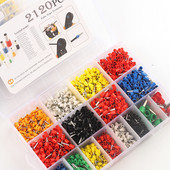 1800/1930/2120GAB kastē ielikts kabeļa vadu savienotājs elektrisko cauruļu spailes Vairāku stilu iepriekš izolēta presēšanas uzmavas spaile s