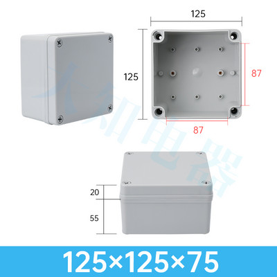 Veekindel plastkarp, ip67 elektroonikakarp, instrumendi disain, elektrilise disaini kast, abs, välistingimustes, ühenduskarp