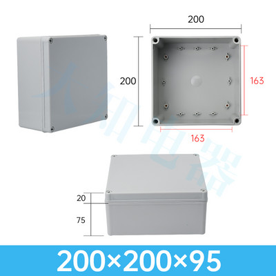 Veekindel plastkarp, ip67 elektroonikakarp, instrumendi disain, elektrilise disaini kast, abs, välistingimustes, ühenduskarp
