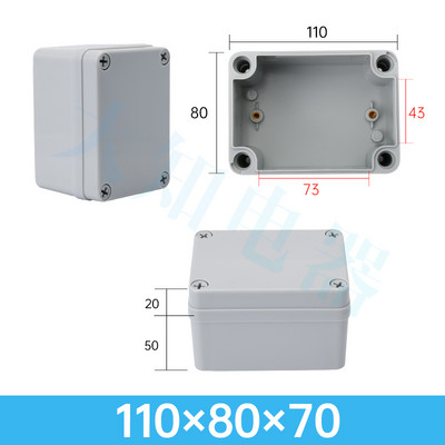 Veekindel plastkarp, ip67 elektroonikakarp, instrumendi disain, elektrilise disaini kast, abs, välistingimustes, ühenduskarp