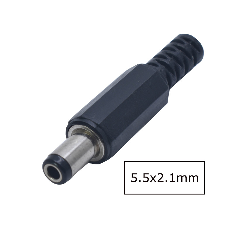 2/5/10 gab. Līdzstrāvas barošanas spraudnis 5.5* 2.1mm 5.5* 2.5mm 3.5 * 1.35mm 6.3* 3.0mm 3.5*1.1mm adaptera savienotāja spraudnis 5.5 2.1 2.5 3.5 1.35