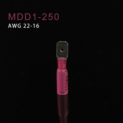 Siltuma saraušanās savienojuma spailes Izolēts sadursvadu savienotājs Elektrības kabeļa uzgalis