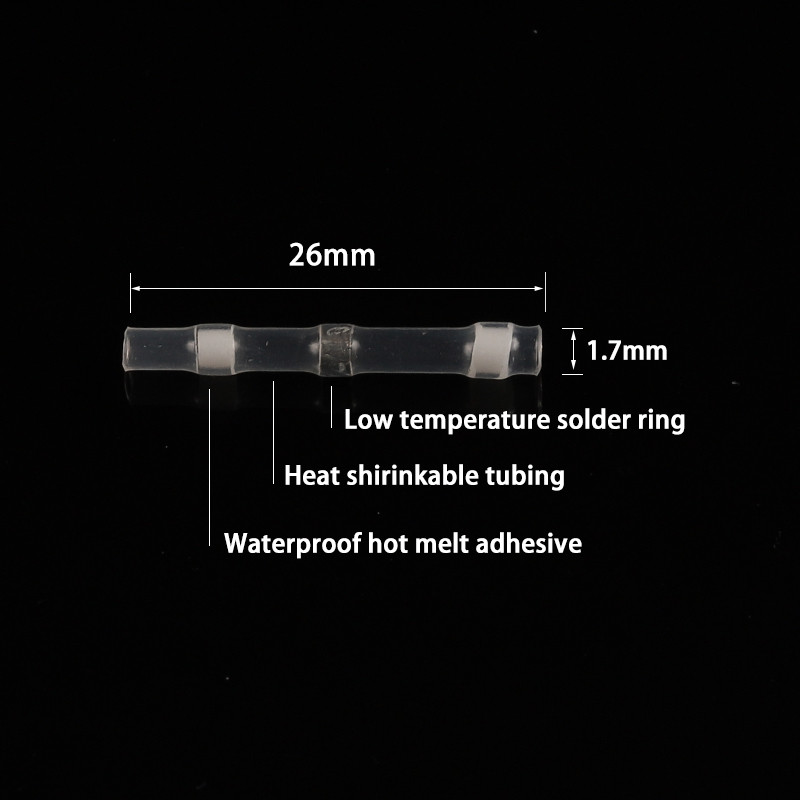 Vodootporni toplinski skupljajući lemljeni brtveni rukavac Spojni crveni terminali Izolirani čeoni konektori Kit električne žice Lemljeni terminali
