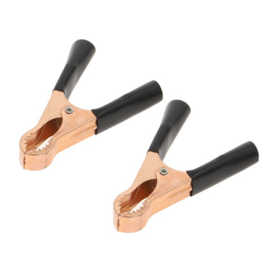 2tk/10tk 50A 80mm krokodilliauto haagissuvila kaubiku aku testimisjuhtme klambrid isoleeritud alligaatoriklambrid kõrge kvaliteediga punane + must