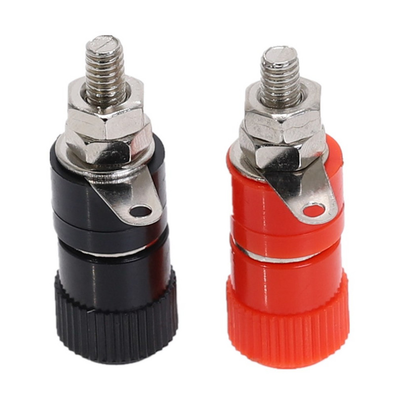 5gab 4 mm banānu ligzda Profesionāla iesiešanas statņa uzgrieznis Banānu spraudkontakta savienotājs ar niķelēšanu YTQHANF