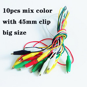 10 tk alligaatoriklambrid, elektrilised testjuhtmed, klambrid, särgiklambrid, hüppaja traat ja autoaku klambrid, kahe otsaga krokodilliklamber
