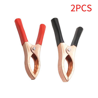 20 komada kopče za bateriju crvene i crne 70 mm duge 30 A krokodilske kopče Test automobilskog akumulatora Bakrena opružna kopča Inverter konektor utikač