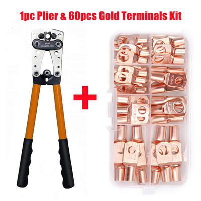 260/240/60CPS Asortiman Automobili Bakreni prstenasti terminalni konektor za žicu sa stiskanjem golih kabela Baterijski terminali Komplet lemljenih konektora