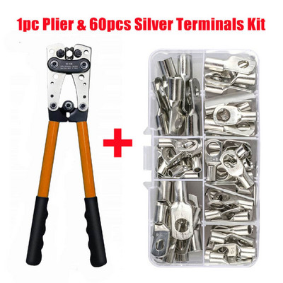 260/240/60CPS Asortiman Automobili Bakreni prstenasti terminalni konektor za žicu sa stiskanjem golih kabela Baterijski terminali Komplet lemljenih konektora