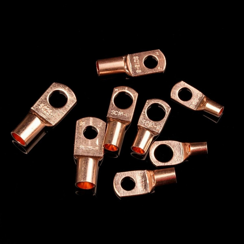 260/240/60CPS Asortiman Automobili Bakreni prstenasti terminalni konektor za žicu sa stiskanjem golih kabela Baterijski terminali Komplet lemljenih konektora