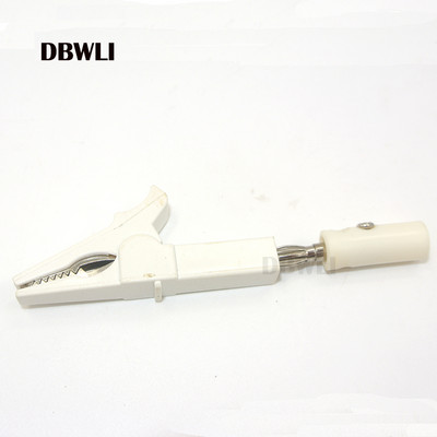 55 mm alligaatoriklamber + BANAANIPISTIK, testsond 4 mm banaanipistiku kaabliklambritega