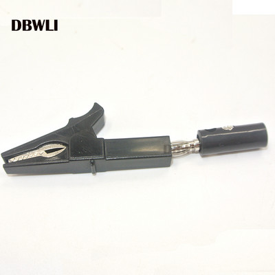 55 mm alligaatoriklamber + BANAANIPISTIK, testsond 4 mm banaanipistiku kaabliklambritega