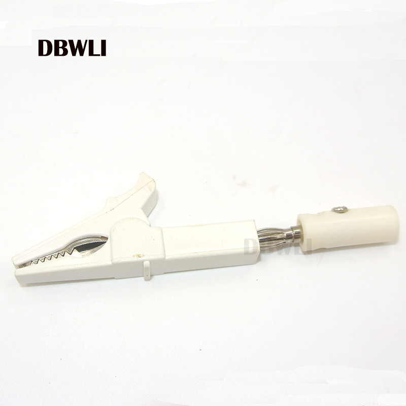 55 mm alligaatoriklamber + BANAANIPISTIK, testsond 4 mm banaanipistiku kaabliklambritega