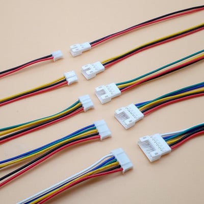 10Ζεύγος Micro JST PH 2.0 2P 3P 4P 5P 6PIN Αρσενικό θηλυκό βύσμα βύσματος με καλώδια 100mm