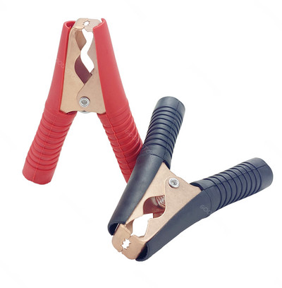 Vruće automobilske aligatorske kopče Stezaljke za baterije Krokodilska kopča 100A crvena i crna