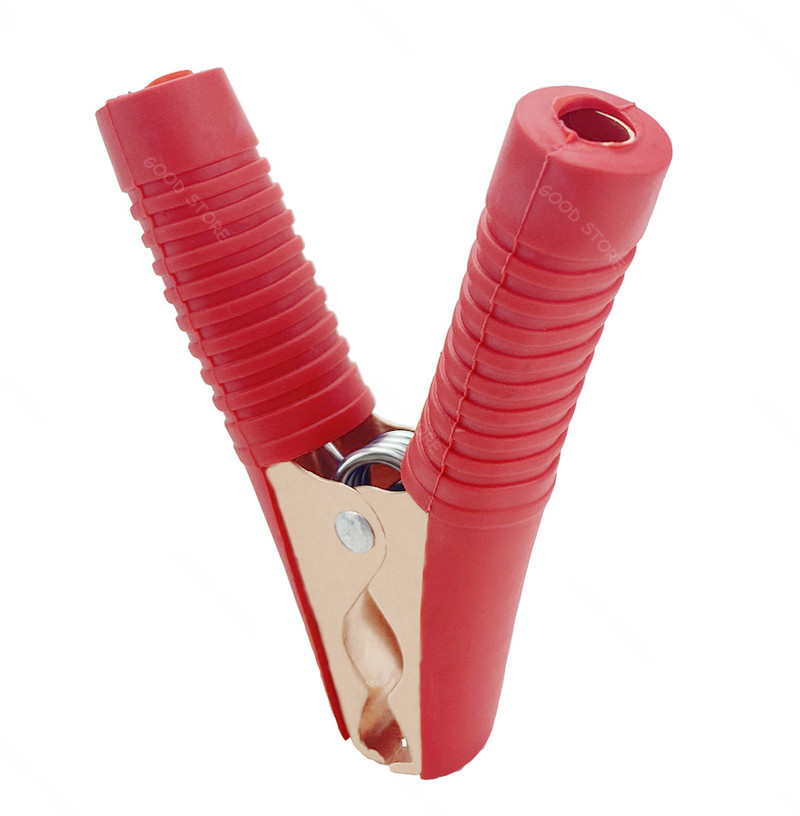 Vruće automobilske aligatorske kopče Stezaljke za baterije Krokodilska kopča 100A crvena i crna