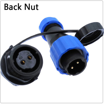 Vodootporni konektor SP16 IP68 kabelski konektor utikač i utičnica muški i ženski 2 3 4 5 6 7 8 9 Pin