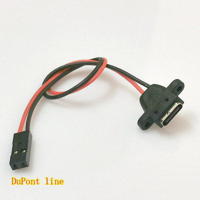 C tipa USB 3.1 savienotājs, 2 kontaktu SMD SMT metināšanas vads, iekšpuse, ūdensnecaurlaidīga sieviešu ligzda, gumijas gredzens ar augstas strāvas ātrās uzlādes pieslēgvietu