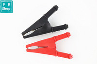 2PCS Battery Test Steps 55MM HV Alligator Steps for Banana plug 4mm Multimeter Pen Kabel Sonde Crocodile Clip