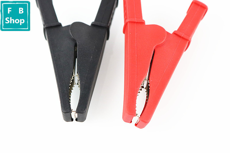 2PCS Battery Test Steps 55MM HV Alligator Steps for Banana plug 4mm Multimeter Pen Kabel Sonde Crocodile Clip