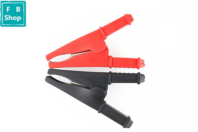 2PCS Battery Test Steps 55MM HV Alligator Steps for Banana plug 4mm Multimeter Pen Kabel Sonde Crocodile Clip