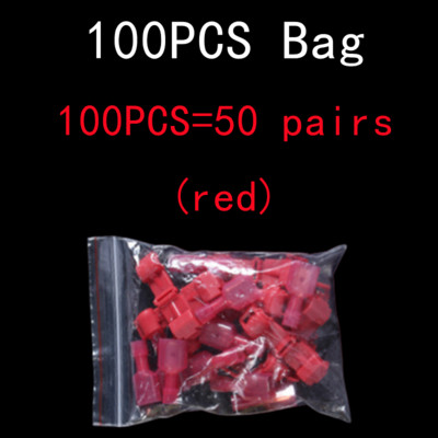 60/120 KOM U kutiji, T-tip stezaljke, stezaljka za brzo spajanje žice, izolirani električni konektor koji se ne ljušti, utični terminal za žicu