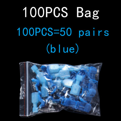 60/120 KOM U kutiji, T-tip stezaljke, stezaljka za brzo spajanje žice, izolirani električni konektor koji se ne ljušti, utični terminal za žicu