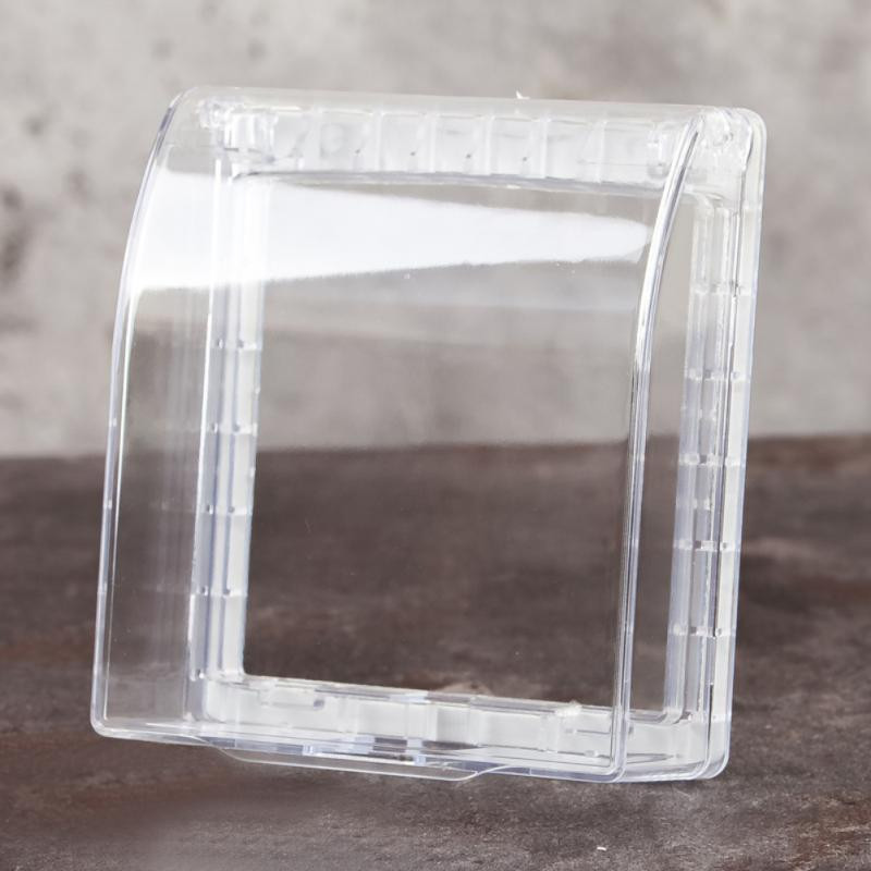 1 gab Universāls 86 tipa sienas kontaktligzdas ūdensnecaurlaidīgs kastes caurspīdīgs plāksnes slēdža aizsargvāciņš āra kontaktligzdas kastes vāka aizsargs