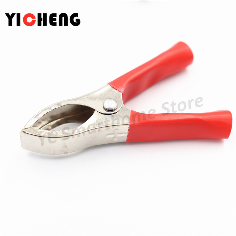 5Pcs crveni 5Pcs crni 70MM Protivpožarne kopče za automobilsku bateriju Visokostrujne aligatorske kopče Velike kopče za hitne baterije Žičane kopče 30A