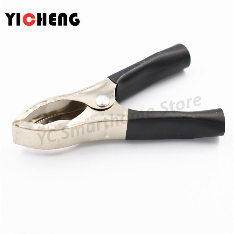 5Pcs crveni 5Pcs crni 70MM Protivpožarne kopče za automobilsku bateriju Visokostrujne aligatorske kopče Velike kopče za hitne baterije Žičane kopče 30A