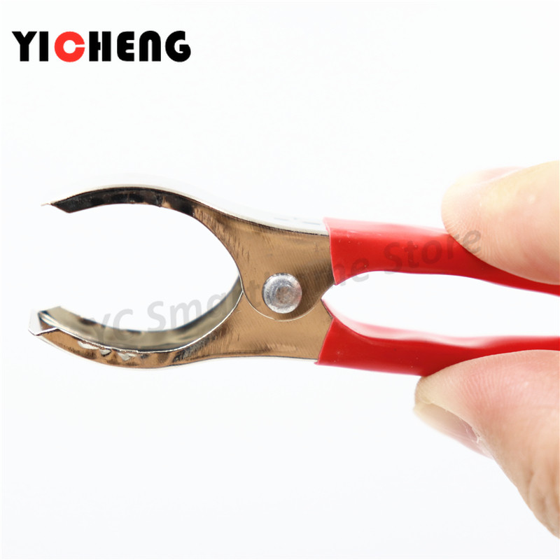 5Pcs crveni 5Pcs crni 70MM Protivpožarne kopče za automobilsku bateriju Visokostrujne aligatorske kopče Velike kopče za hitne baterije Žičane kopče 30A