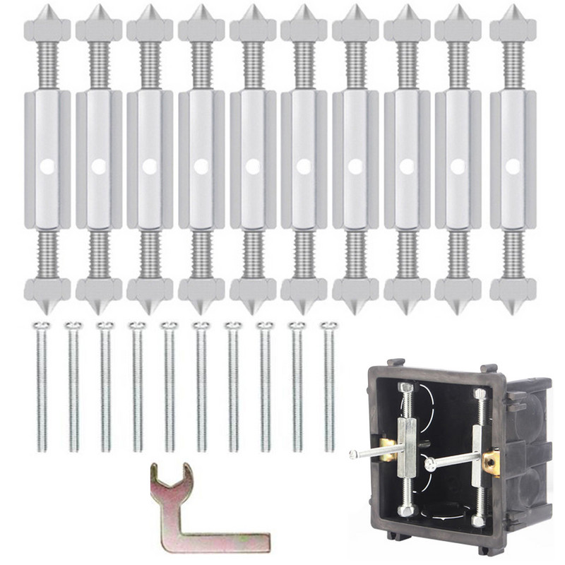 Višenamjenska sklopka, utičnica, kazeta, vijci, potporna šipka, zidna kutija s prekidačima, popravak, fiksno željezo, električni pribor, alat