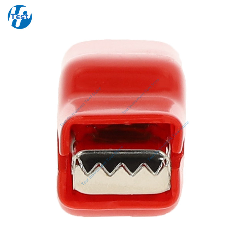 2tk 20A alligaatoriklambrid Kahe otsaga USB-laadimisaku krokodilliklambrid elektrilise hüppaja traadi testklambriga punane must