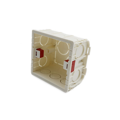 Podesiva montažna kutija Kazetni prekidač za PVC razvodnu kutiju tipa 86 Skrivena skrivena unutarnja zidna utičnica Bijela Crvena Plava Boja