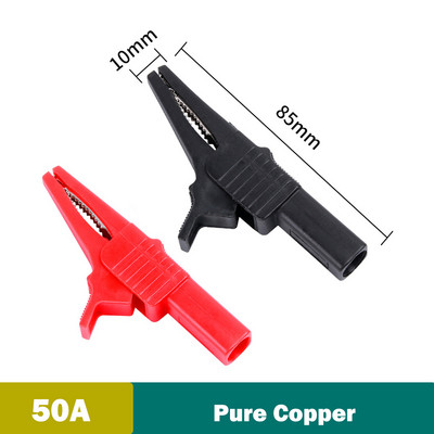 8PCS (4 para) aligatorske kopče Pinces krokodilska kopča Automobil karavan kombi Ispitna kopča akumulatora Utikač za napajanje Aligator kopča stezaljke