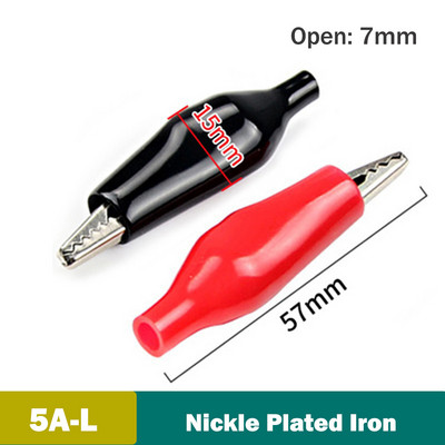 8PCS (4 para) aligatorske kopče Pinces krokodilska kopča Automobil karavan kombi Ispitna kopča akumulatora Utikač za napajanje Aligator kopča stezaljke