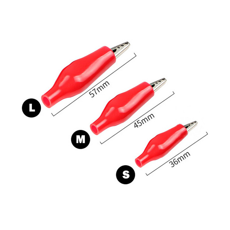 8PCS (4 para) aligatorske kopče Pinces krokodilska kopča Automobil karavan kombi Ispitna kopča akumulatora Utikač za napajanje Aligator kopča stezaljke