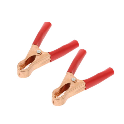 2Pcs/10Pcs 50A 600V bakreni test akumulatora automobila Aligatorska kopča Crvena crna 80 mm diy kit ispitni vodiči