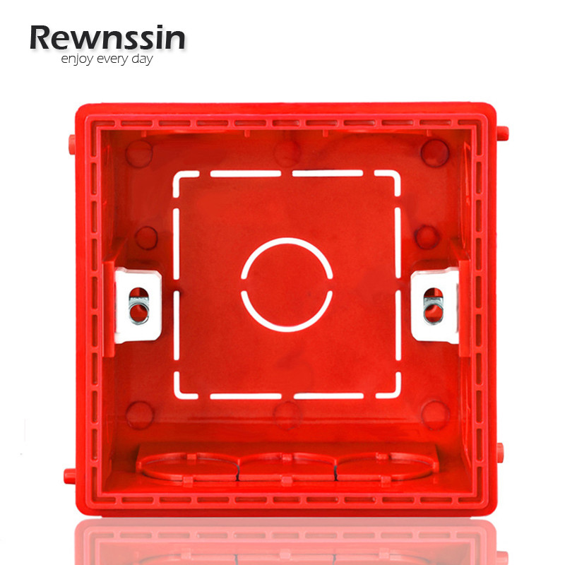 Sienas slēdža kontaktligzdas kasetes daudzfunkcionāla uzstādīšanas kārba Regulējama montāžas kārba Breakout Box 86 tipa slēdzim un kontaktligzdai