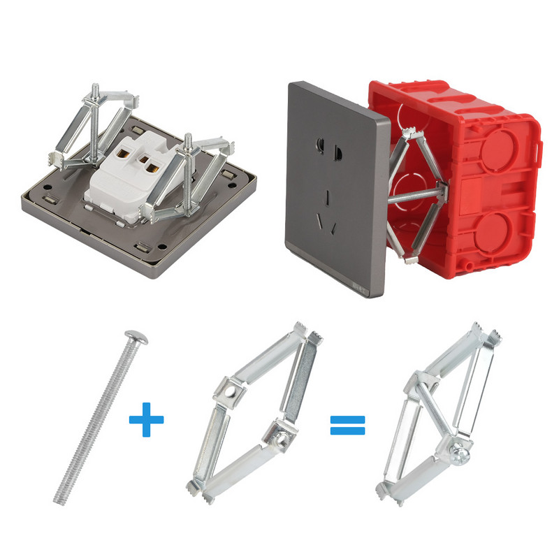 Zidna kutija Prekidač za svjetlo Razvodne kutije Montaža svjetiljke Alat za popravak Montaža Tajna skrovišta Model 86 Potporna šipka za popravak kaseta