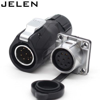 XHE20, IP67 2/3/4/5/6/7/8/9/10/12 pinski vodootporni konektor, M20 za montažu na ploču, utikač i utičnica