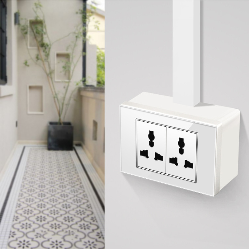 PSSRISE AU US Standard 118 Tip Kutija za površinsku ugradnju Zidni prekidač Utičnica Donja kutija za ugradnju Stražnja razvodna kutija 120*74 mm