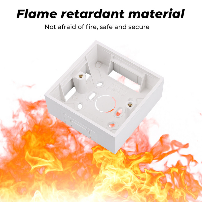 SMATRUL Zidna kutija za vanjsku ugradnju 86 120 146 Stil za standardne prekidače i utičnice Kazeta Suha obloga Gipsane ploče Gipsane ploče