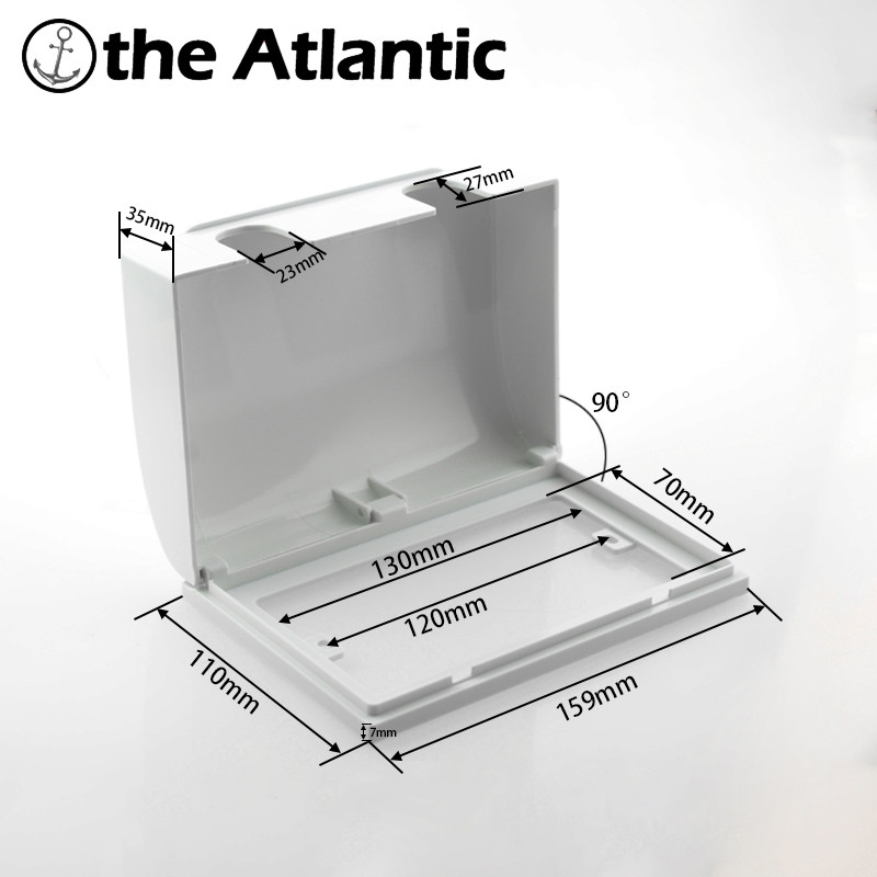 Vandeniui atspari dulkėms atspari dėžutė Sienoje montuojama vandeniui atspari dėžutė sieniniam lizdo jungikliui 86 146 172 258 tipo išorinė purslams atspari dėžutė lauke