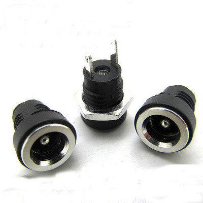 2/5/10 komada 5,5 x 2,1/5,5 x 2,5 mm DC utičnica za utičnicu Napajanje Ženski konektor za montažu na ploču Utični adapter 2 priključka DC konektor