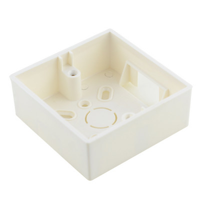 LOMAZOO Vanjska kutija za ugradnju 86mm*86mm*33mm,Dodaci za utičnice,Bijela EU FR kvadratna razvodna kutija Kutija za površinsku ugradnju