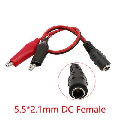 Aligator Cilps na USB/banana utikač Ispitni kabel Premosna žica Muški Ženski DC 5.5x2.1 Crocodile Clip Sonda Adapter za napajanje