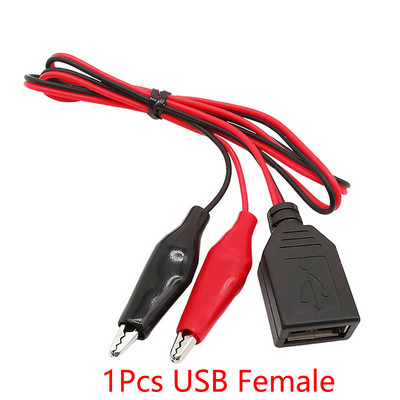 Aligator Cilps na USB/banana utikač Ispitni kabel Premosna žica Muški Ženski DC 5.5x2.1 Crocodile Clip Sonda Adapter za napajanje